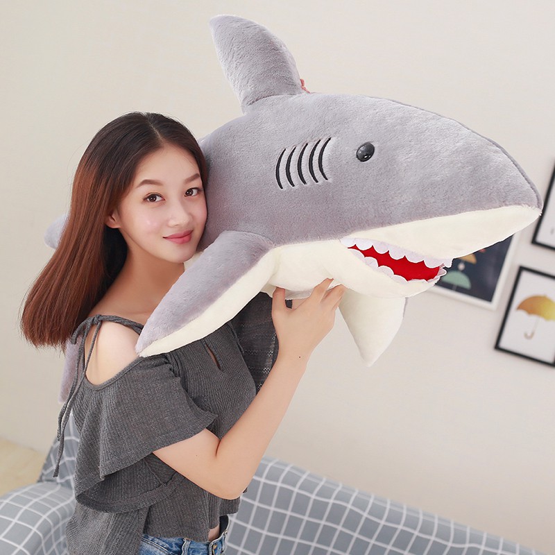 big shark pillow