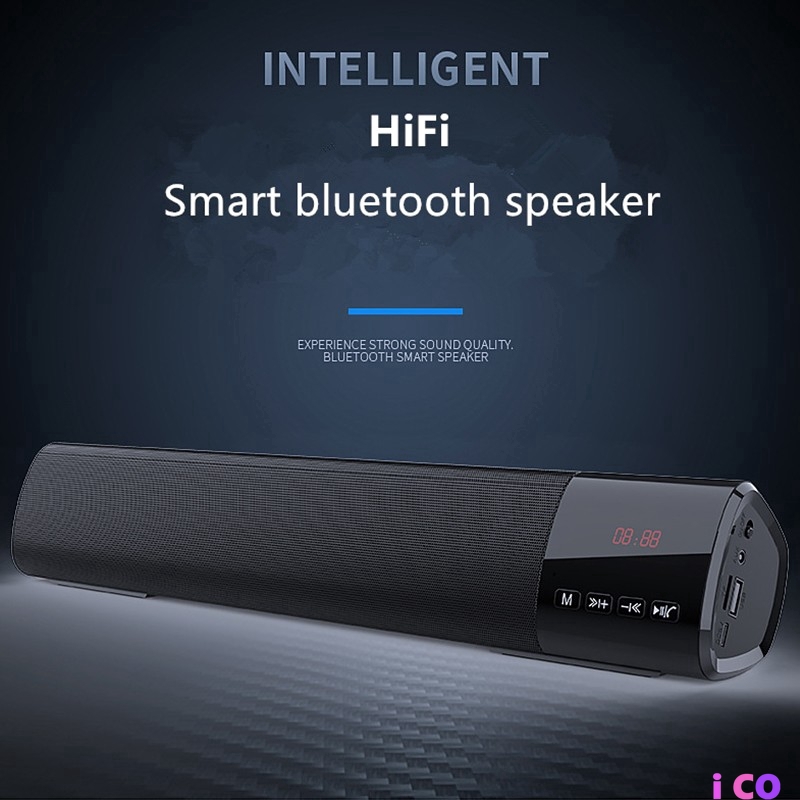  ICO  C06 Waterproof Bluetooth Speaker HiFi 3D Stereo 