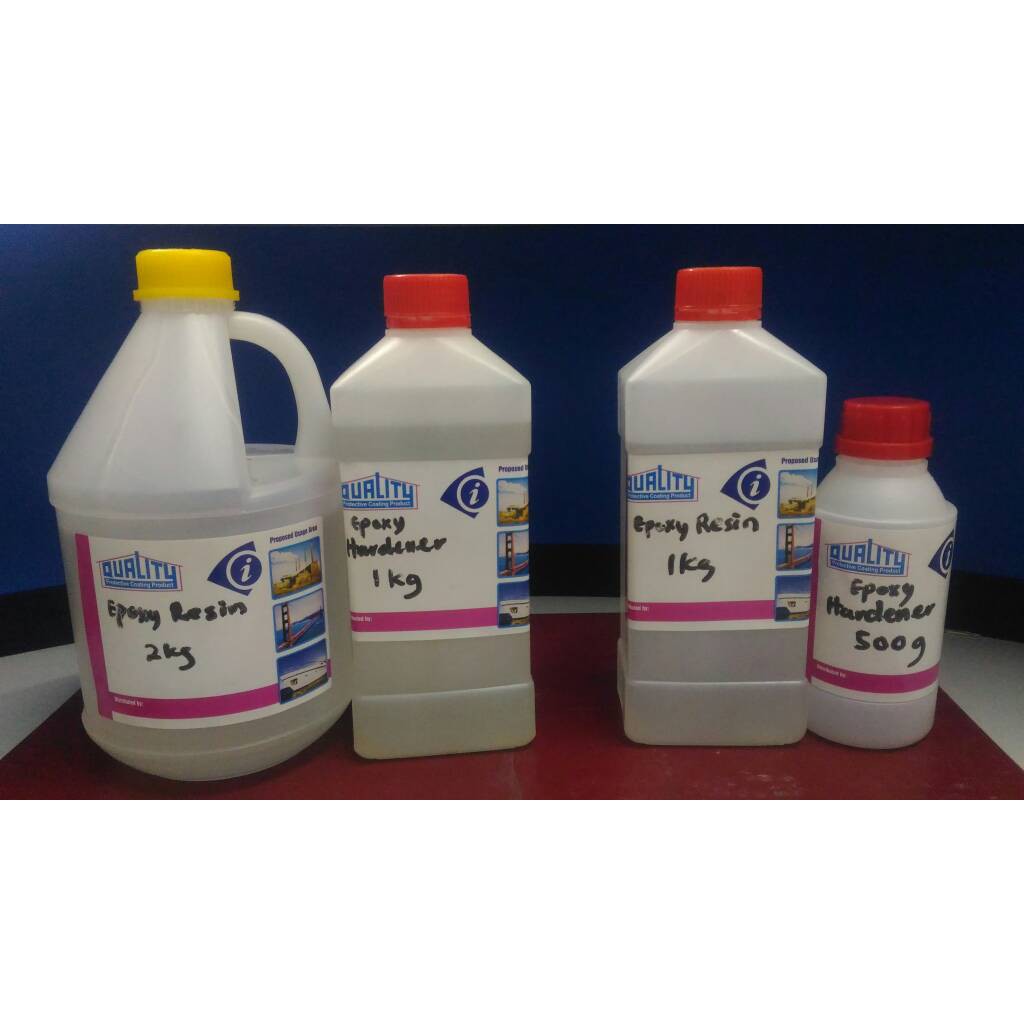Zeegen Epoxy Resin + Epoxy Hardener ( 1kg +500g / 2kgs +1kg) Shopee