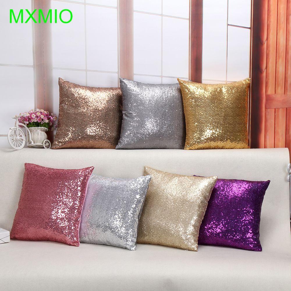 40*40cm Solid Color Fabric Pillow Case Waist Throw Cushion Pillow Cover