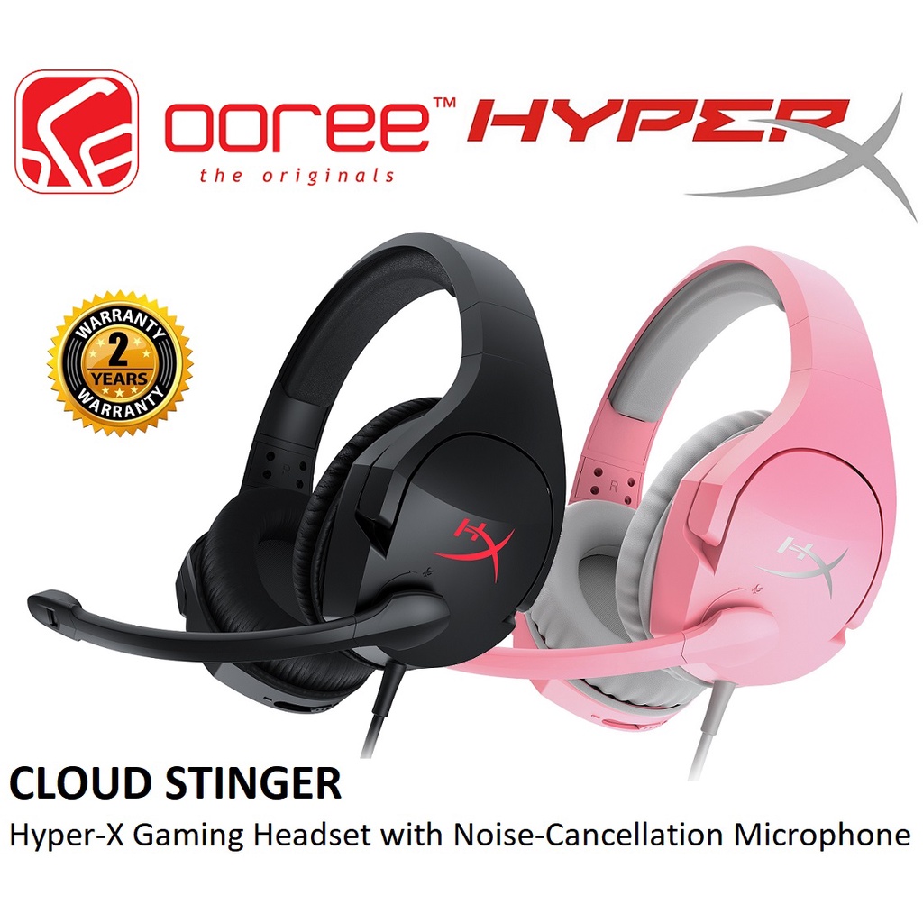 HYPER-X HYPERX CLOUD STINGER WIRED ANALOG 3.5MM GAMING 2.1 HEADSET ...