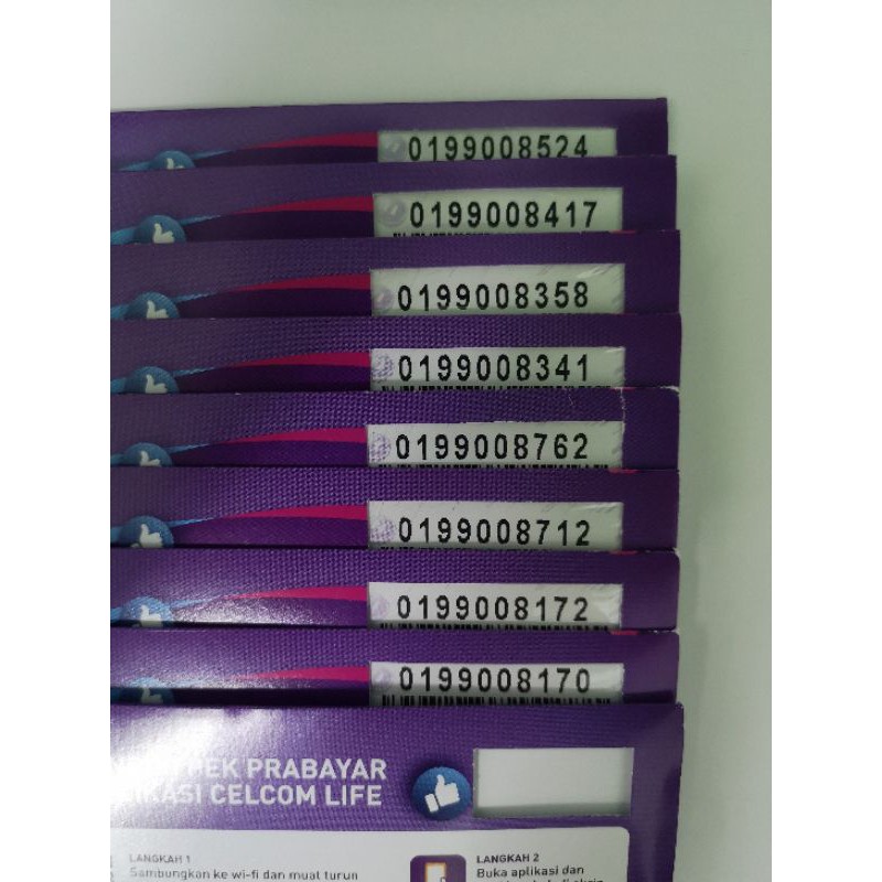 VIP NUMBERS /CELCOM /CELCOM XPAX FOR SELL 🔥🔥🔥 | Shopee ...