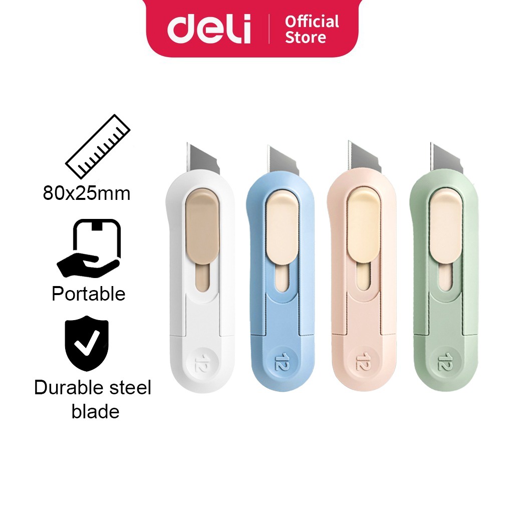 Deli Cutter NS065 Nusign Series Mini Cutter SK5 Steel Blade Morandi ...