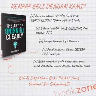 [ 100% Original PTS ] The Art of Thinking Clearly Buku Bestseller Antarabangsa Edisi Bahasa Melayu READY STOCK