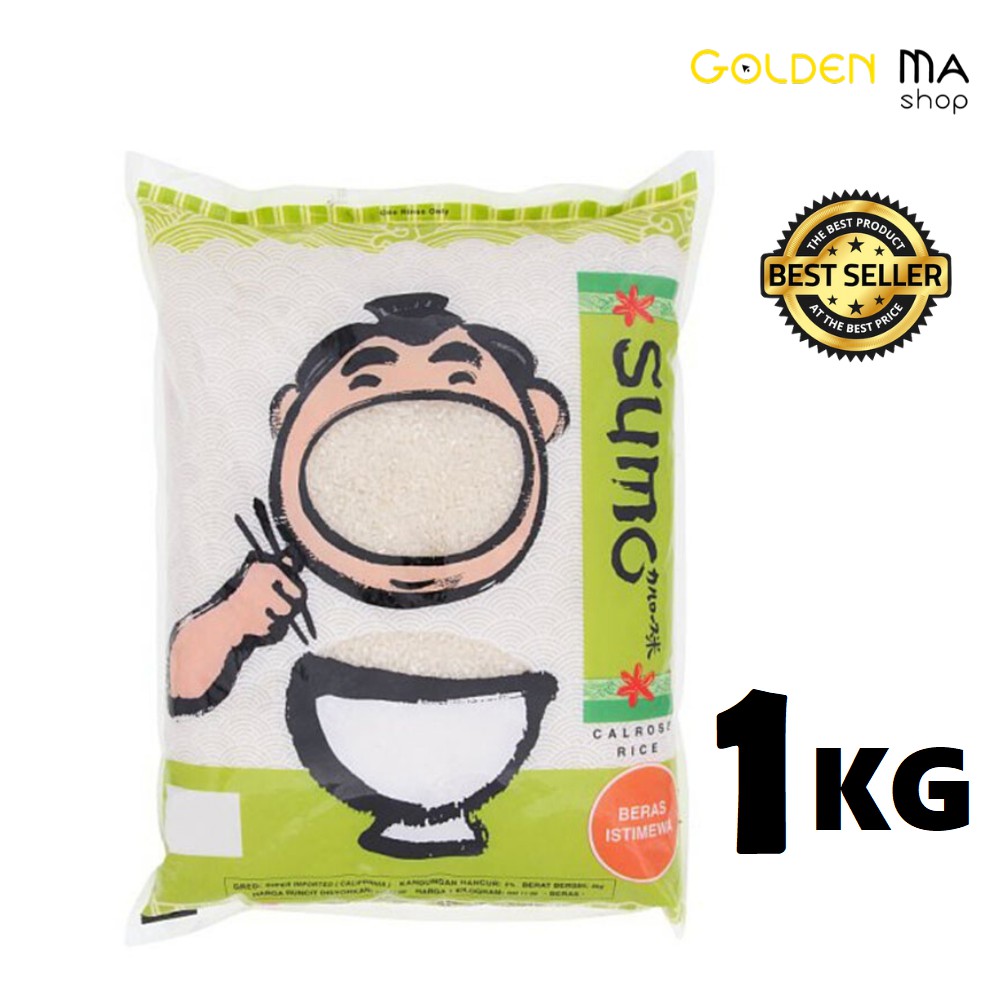 Ready Stock Sumo Calrose Rice Sushi 1kg Sumo Beras Sushi 1kg Halah