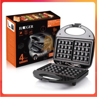 ⭐Ready Stock⭐ RAF WAFFLE MAKER 750W Black Electric Household Waffle Maker Sandwich Machine offer price