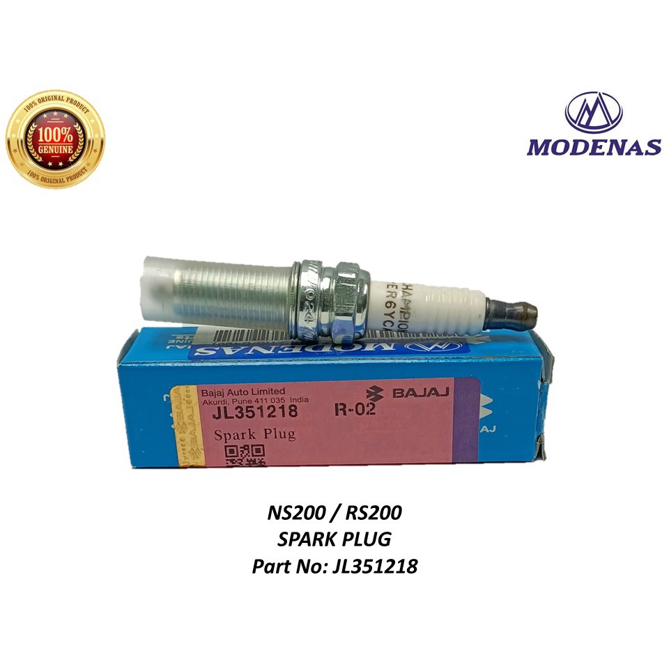 BAJAJ Plug Spark Boxer NS200 RS200 D400 Dominar400 Shopee Malaysia