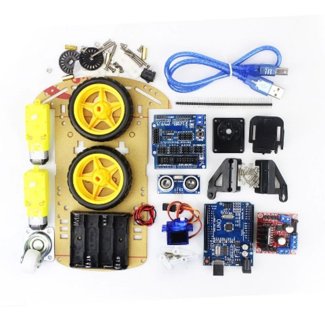 New Avoidance tracking Motor Smart Robot Car Chassis Arduino kit untuk ...