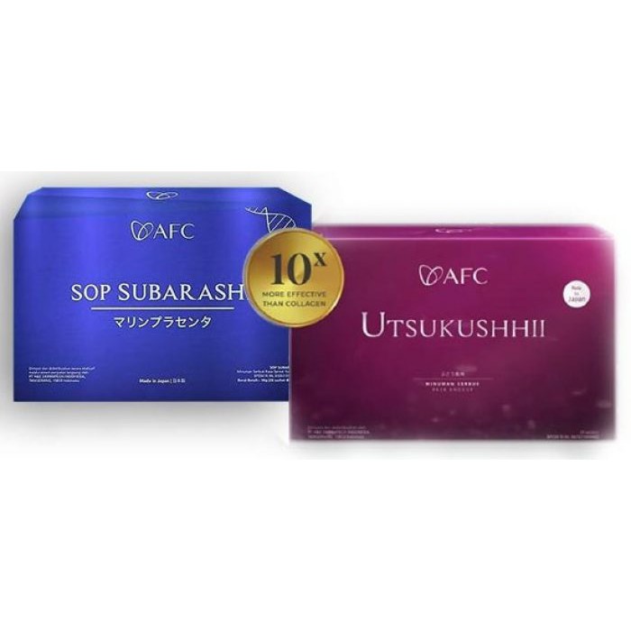 READY STOCK AFC SOP SUBARASHI or UTSUKUSHHII (28 sachets) Shopee Malaysia