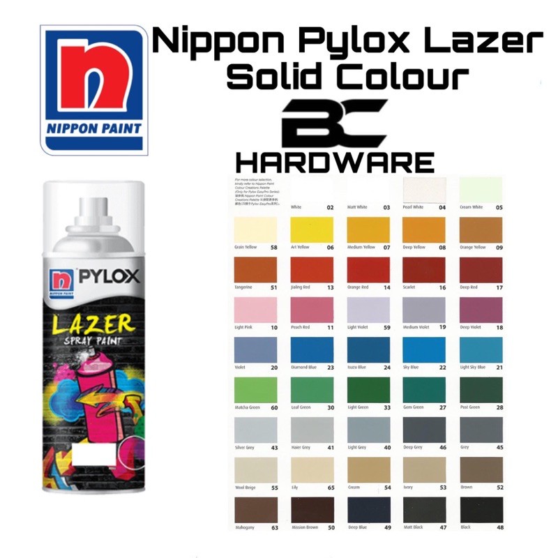 nippon-pylox-lazer-spray-paint-solid-colour-shopee-malaysia