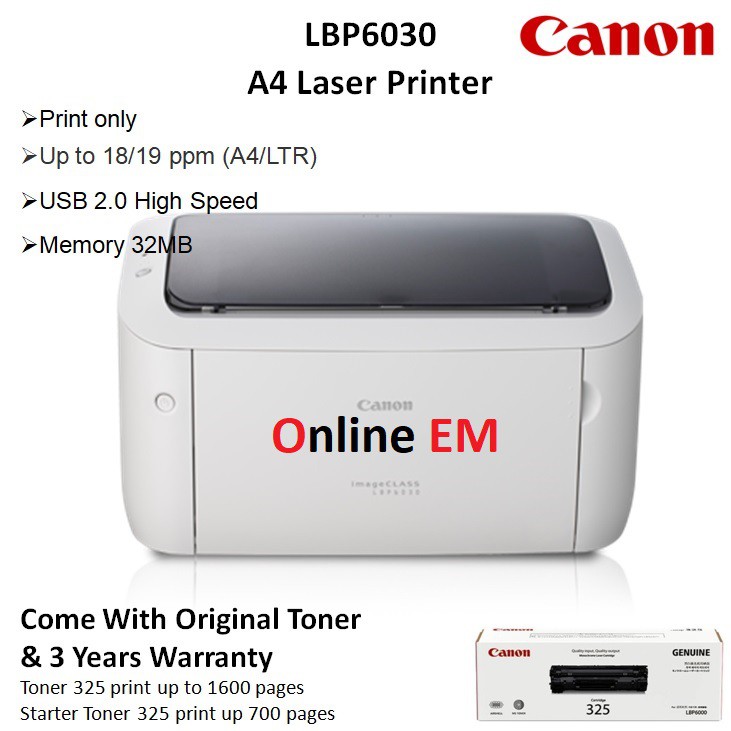 canon imageclass lbp6030 driver