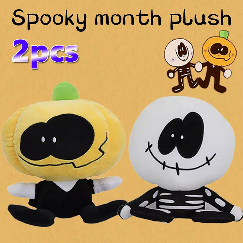 skid and pump plush spooky month