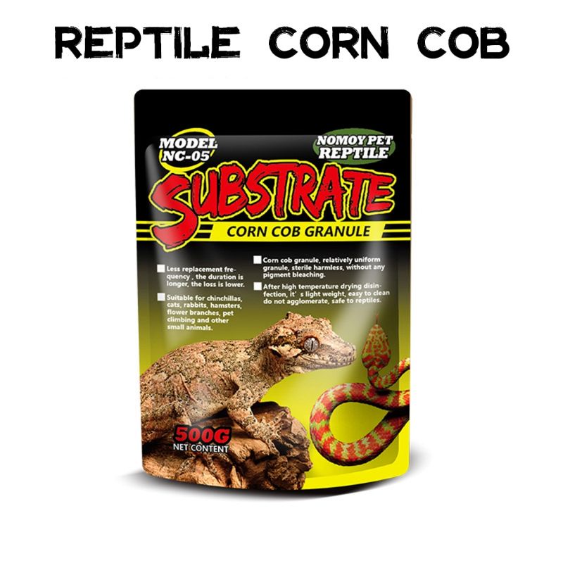 Nomoy Pet Corn Cob Reptile Substrate dry desert reptile substrate gecko bedding bearded dragon