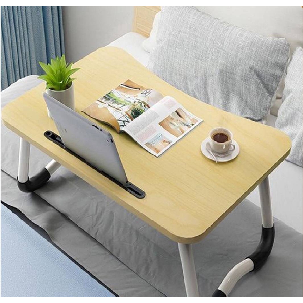 Meja Komputer Riba Laptop Table Hpyhome Foldable AntiSlip Bed Notebook ...