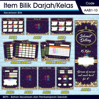 Set Banner Bilik Darjah Kelas