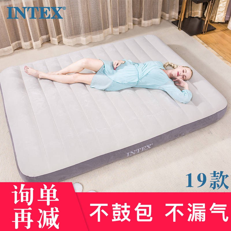 Inflatable Bed Intex Katil Udara Tilam Udara Katil Udara Rumah Tangga Lipat Tebal Satu Katil Single Bed Rehat Tempat T Shopee Malaysia