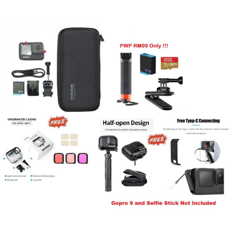 New Gopro Hero 9 Black Vs Dji Osmo Action Vs Insta360 One R Vs Insta360 One X Shopee Malaysia