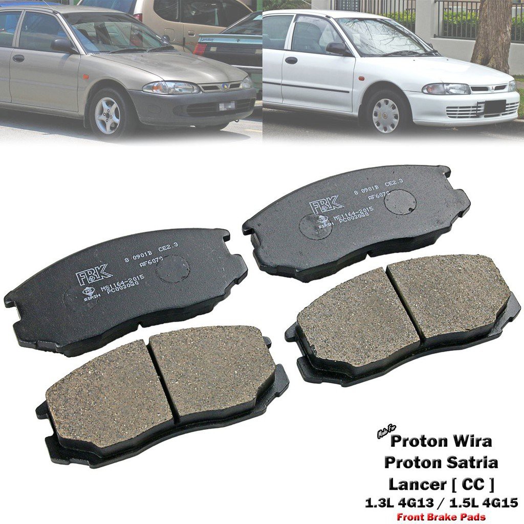 Front Disc Brake Pad Proton Wira Satria 1.5L ARENA  1.3L  FBK