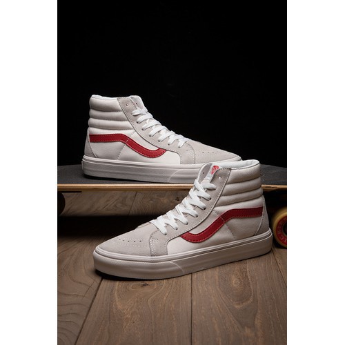 الامل vans high cut red 