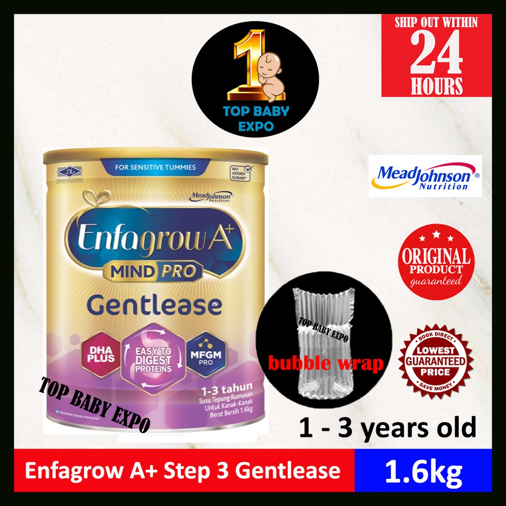 Enfagrow A+ Step 3 Gentlease (1.6kg) (Exp: 06/2023)