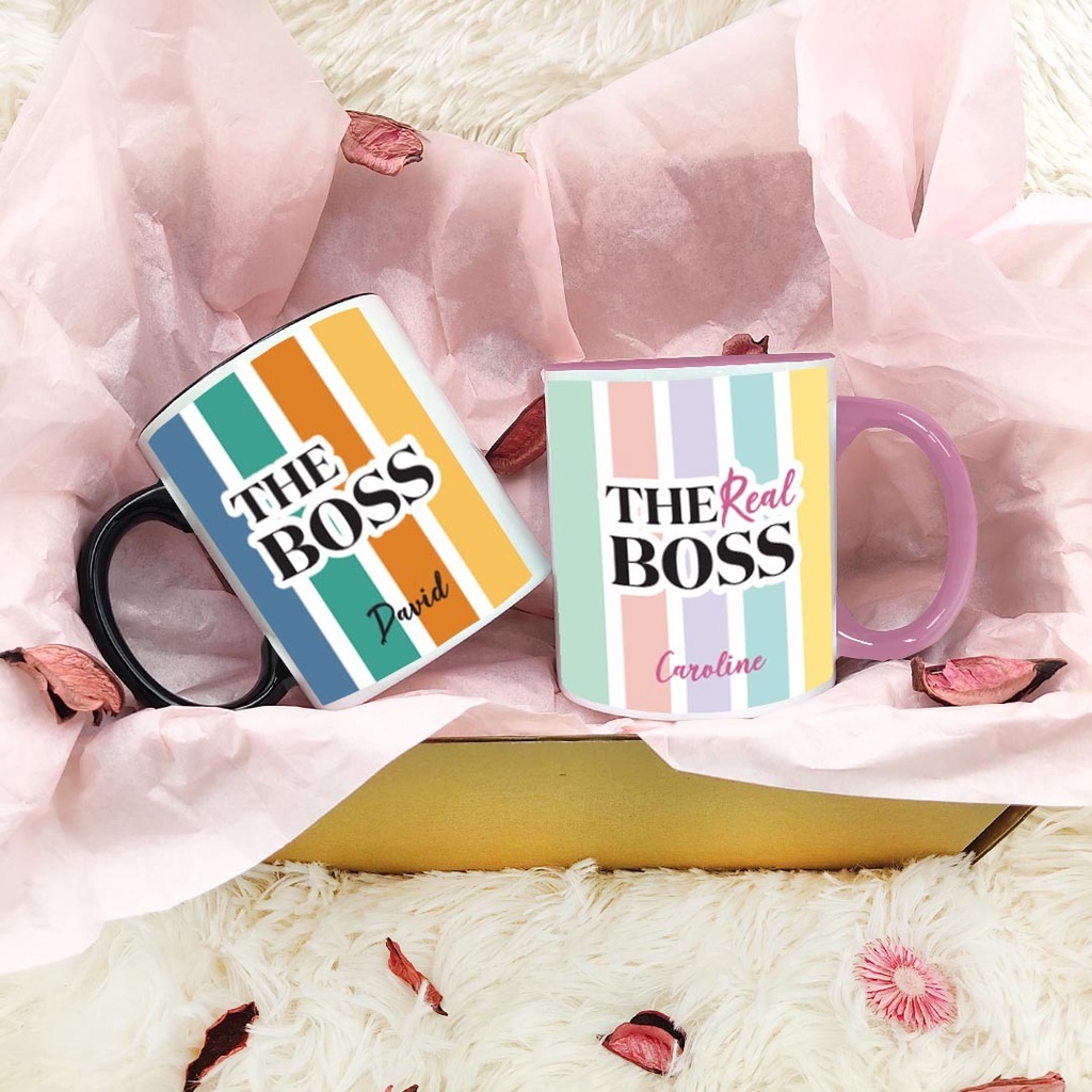 OMG The Boss Couple Mug