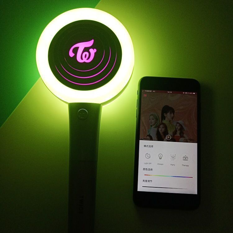 Twice Official Lightstick Ver 2 App Controlled Candybong Z Light Stick Twice 二代蓝牙应援灯app蓝牙连接棒棒糖荧光棒周边应援棒官方同款 Shopee Malaysia