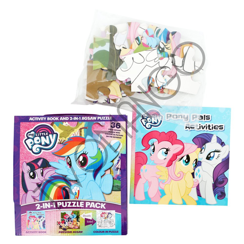 My Little Pony Activity Book And 2 In 1 Jigsaw Puzzle Shopee Malaysia