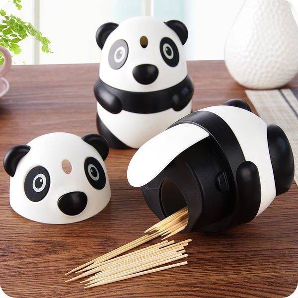 Buy Toothpick Holder Tangan Menekan Gigi Automatik Tanda Rumah Hidup Room Pejabat Cute Kreatif Panda Panda Tandakan Tangki Gigi Plastik Tangki Seetracker Malaysia