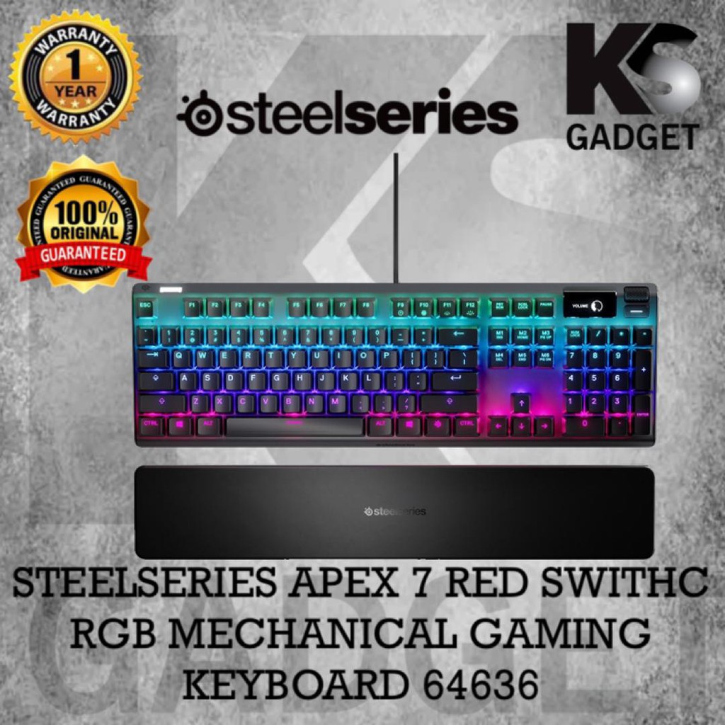 SteelSeries ゲーミングキーボード Apex Red Switch US 64636 通販 
