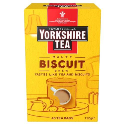 [Instant Cute Tea] British Taylors Yorkshire Biscuit Flavor Black Tea 40 Bags/Box