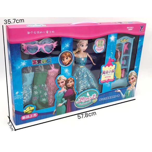 elsa doll with dress up