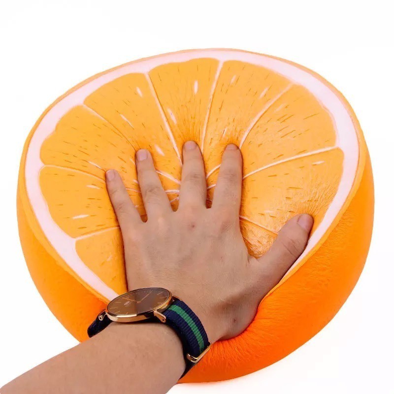 large orange squishy