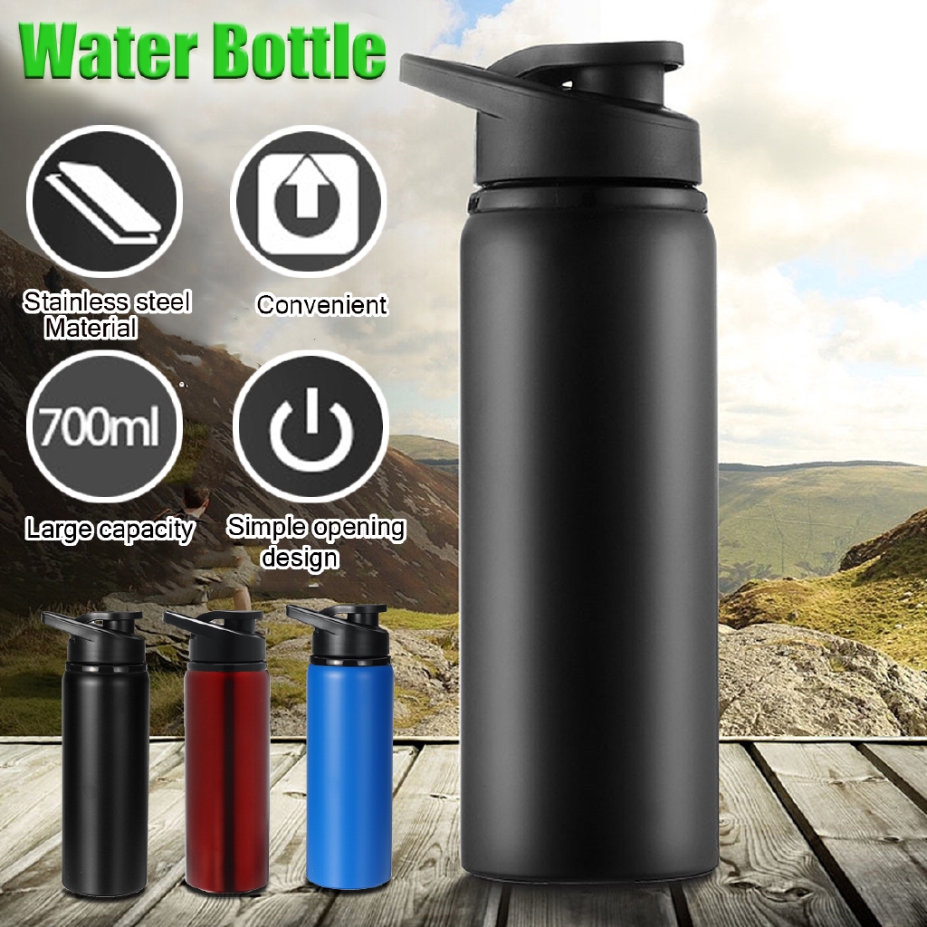 700ml Stainless Steel Outdoor Sport Camp Direct Drinking Water Bottle Drink