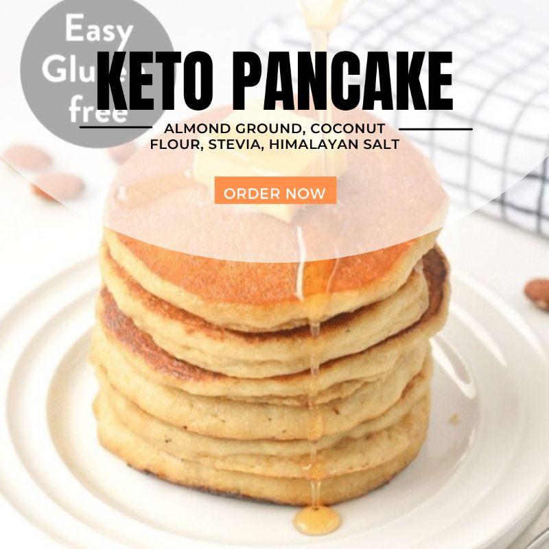 Keto Pancake Waffle Low Carb High Protein Shopee Malaysia