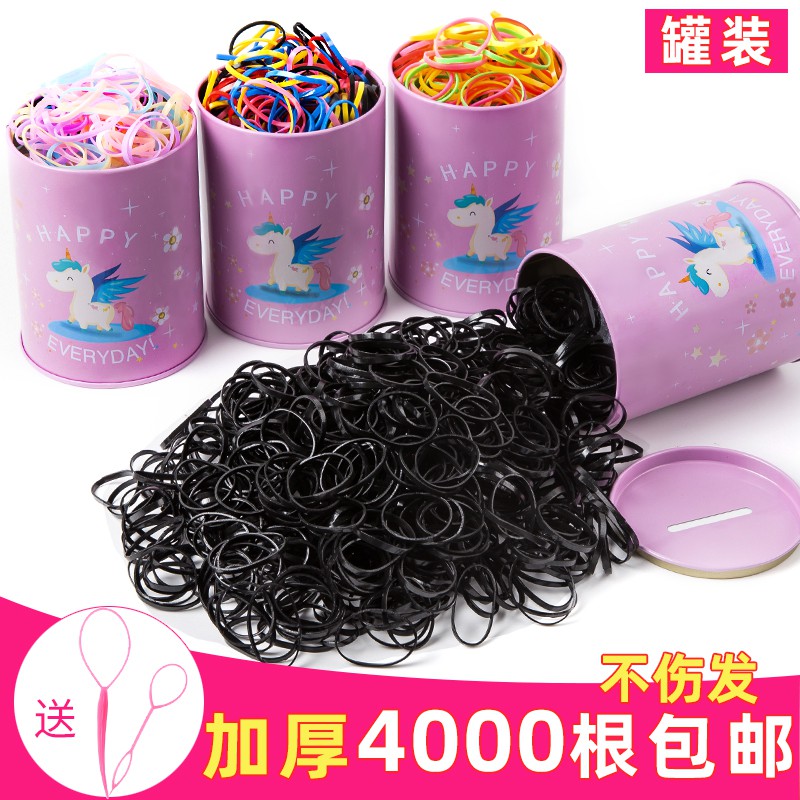 Hair Rop Black Rubber Band Small Hair Bands Of Disposable Aprons