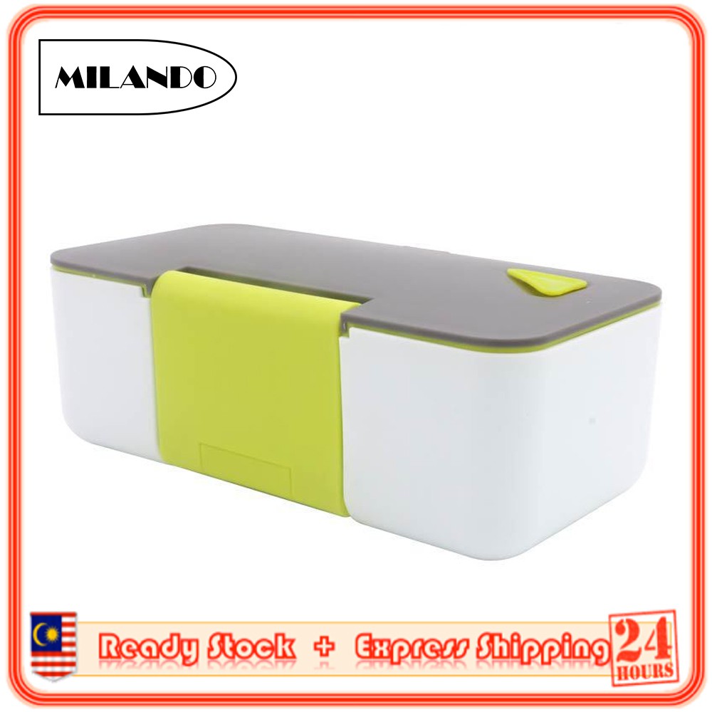 MILANDO Travel Portable Lunch Box Creative Phone Stand Bento Lunch Box Food Storage Container (Type 5)
