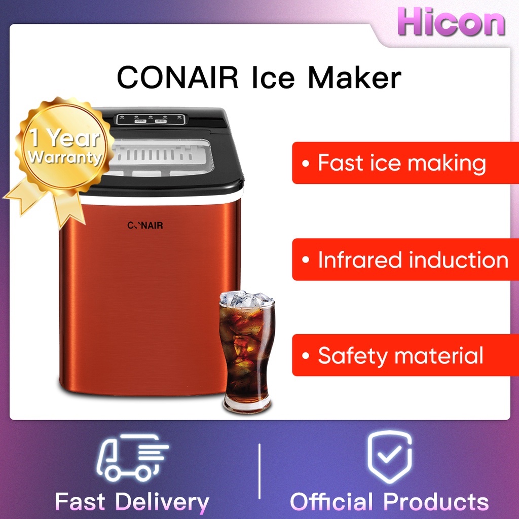 【Global】Hicon Ice Maker Machine 26YB 16AT 16M 16C 16AL Electric Automatic Ice Maker 15kg 24H Mini Home Ice Cube Maker