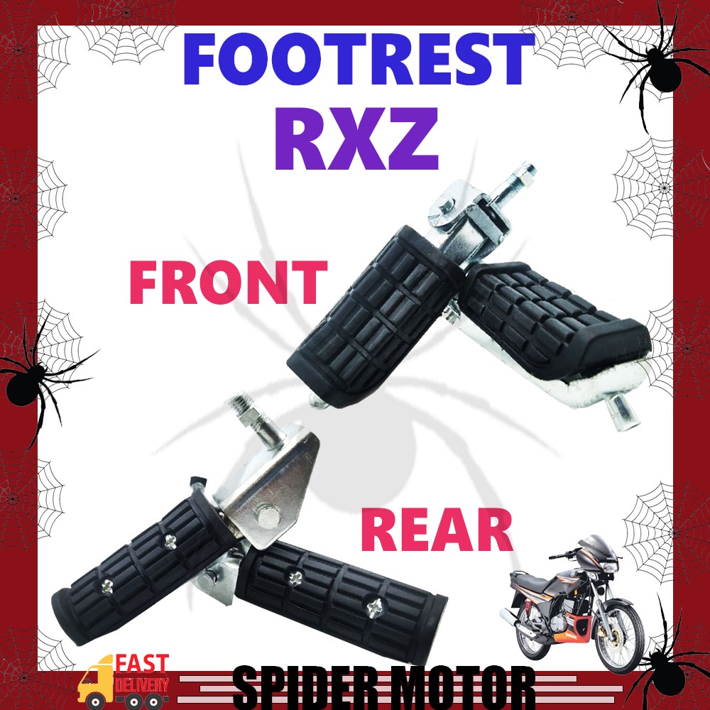 ORIGINAL YAMAHA FRONT & REAR FOOTREST RXZ / RXZ CATALYZE 1 PAIR