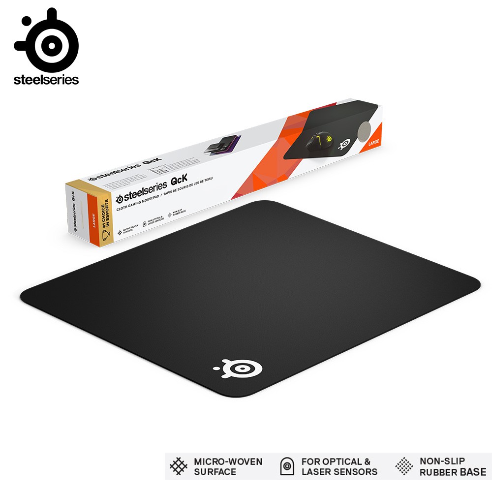 SteelSeries QcK Large Gaming Mouse Pad (63003) Shopee Malaysia