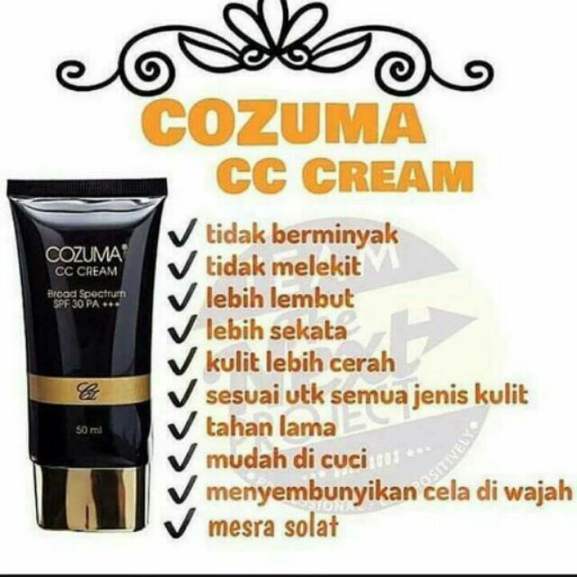 Image result for cozuma cc cream