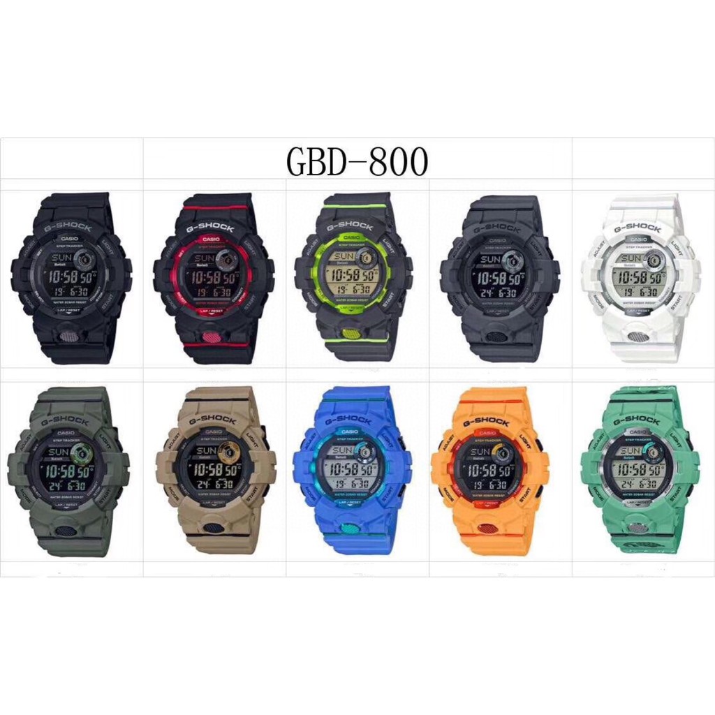 g shock gbd 800 auto light