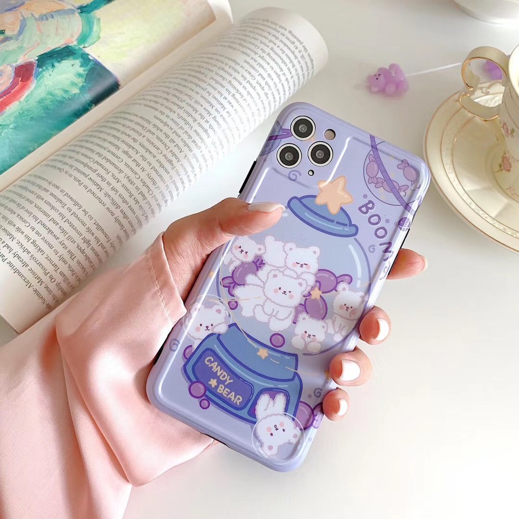 Purple Doll Music Box Soft Cover For Iphone 7 8 Se 7p 8 Plus X Xs Mas Xr 11 Pro Max Shopee Malaysia