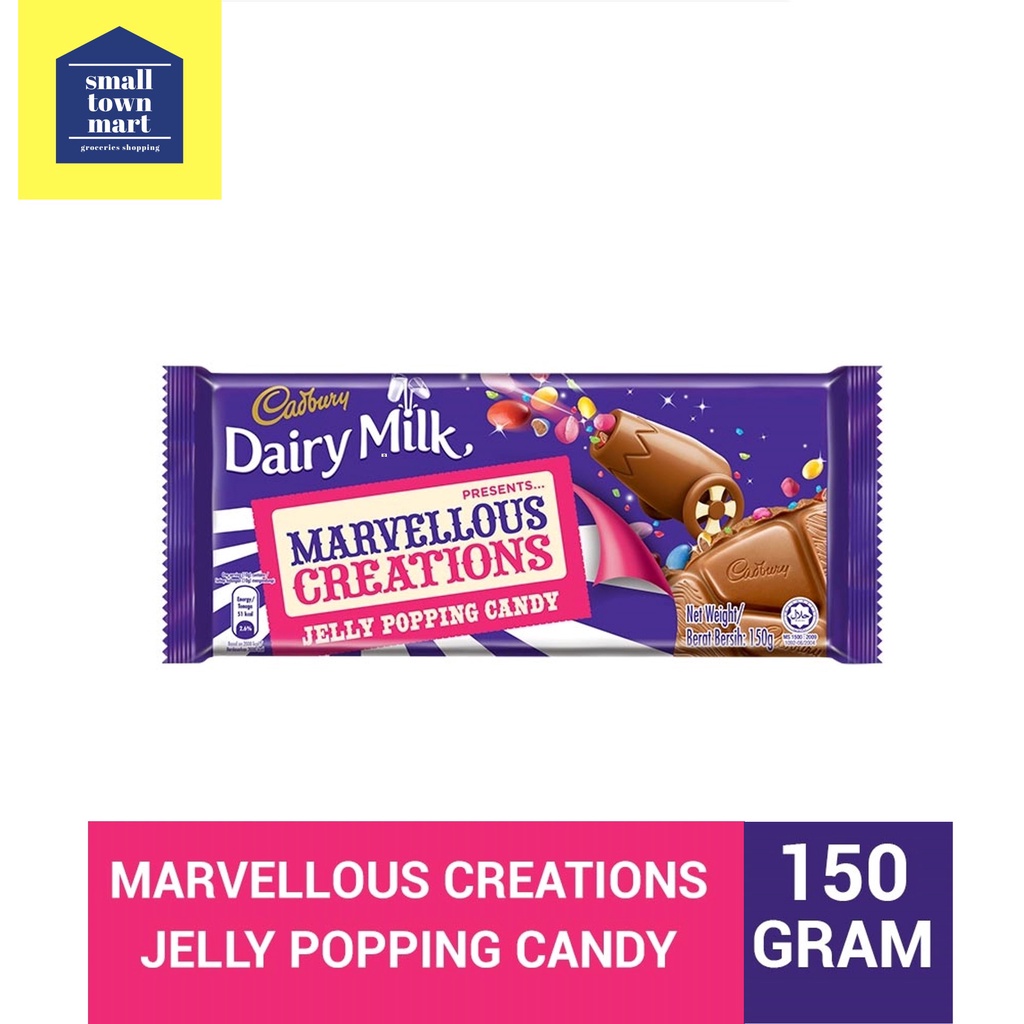 Cadbury Dairy Milk Marvellous Creation Jelly Popping Candy 150g