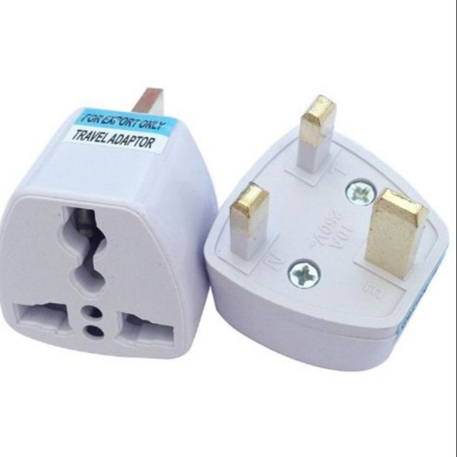 Universal Adapter Malaysia/UK Socket Adapter 3 Pin Plug Shopee Malaysia