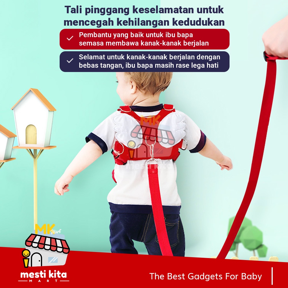 Buy Baby Walking Assistant Kids Walker Children Learning Walking Tali Pinggang Keselamatan Untuk Bayi Yang Baru Belajar Seetracker Malaysia