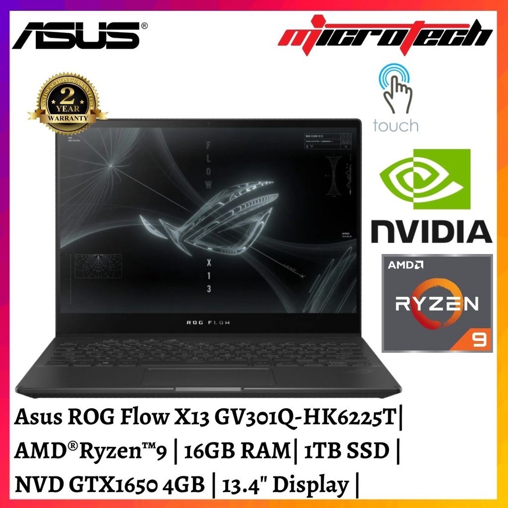 専門ショップ ASUS ROG Flow x13 Ryzen9 GTX 1650 sushitai.com.mx