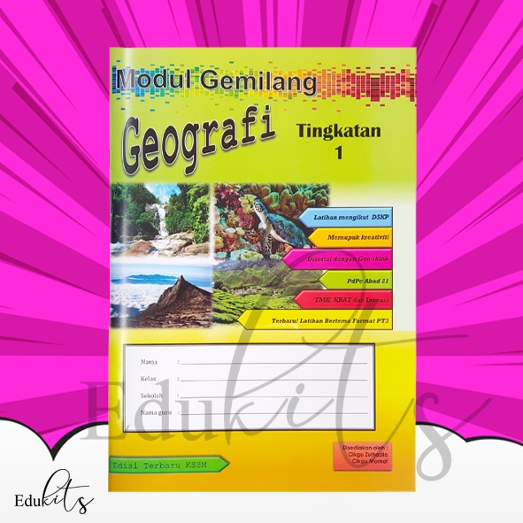 Edukits Modul Gemilang Geografi Edisi Terbaru Kssm Colorful Pages Shopee Malaysia