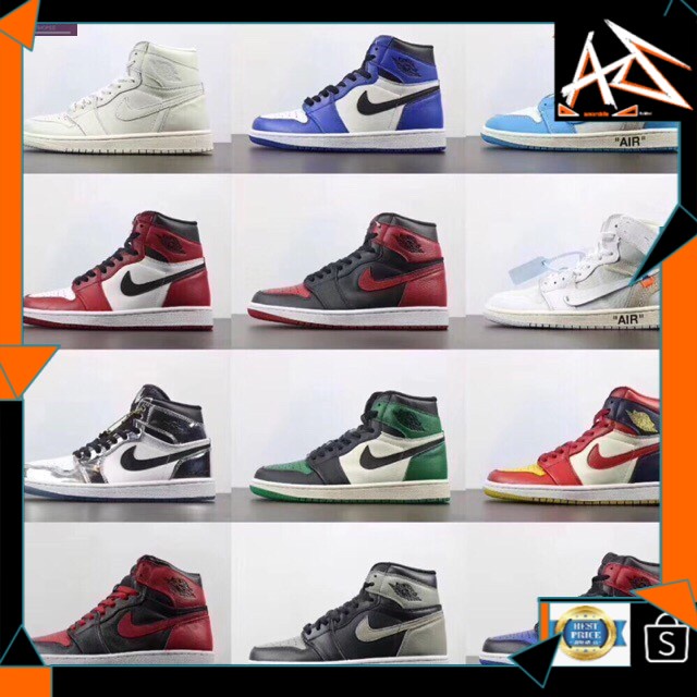 jordan all colours