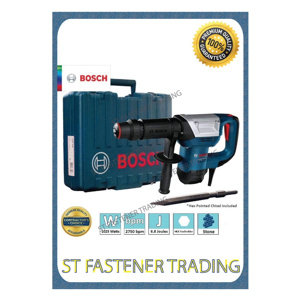 Bosch GSH500 Demolition Hammer With Hex Chisel Set | Shopee Malaysia