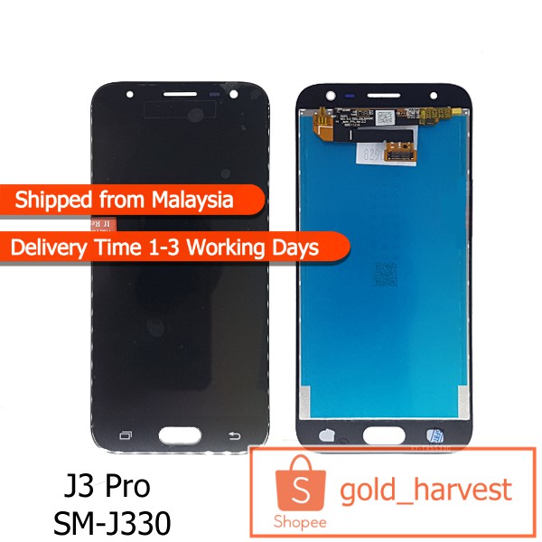 Samsung Galaxy J3 Pro 17 Sm J330 Lcd Display Touch Screen Digitizer Shopee Malaysia